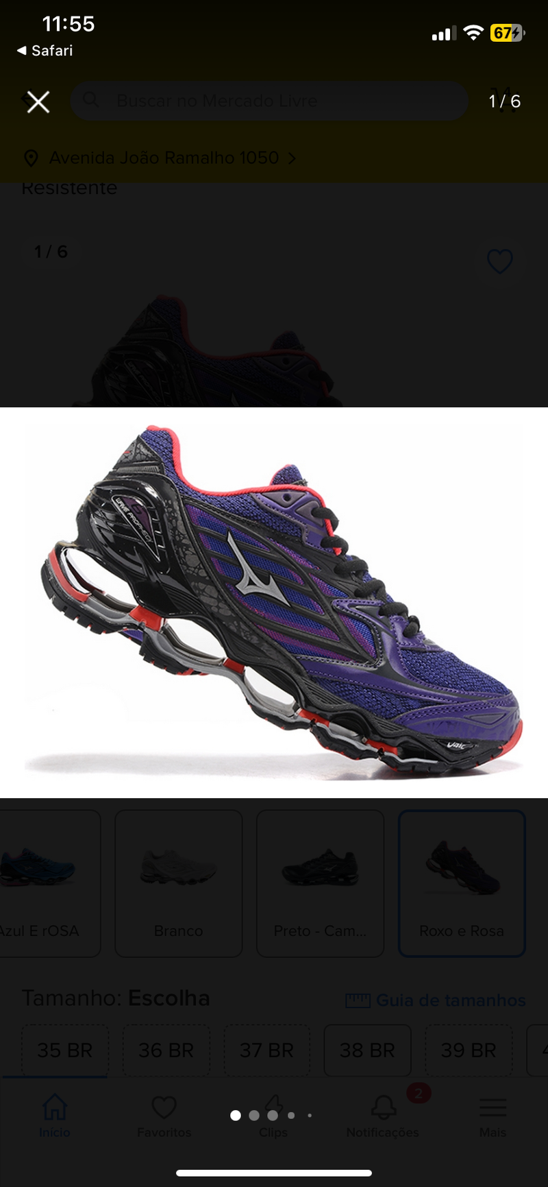 Mizuno prophecy 6 (preto)