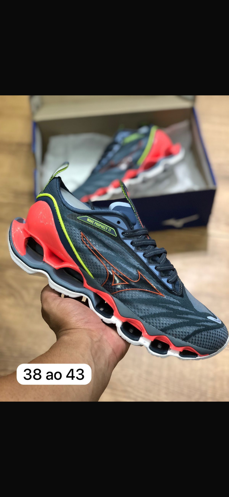 Mizuno prophecy 11 (cinza e laranja)